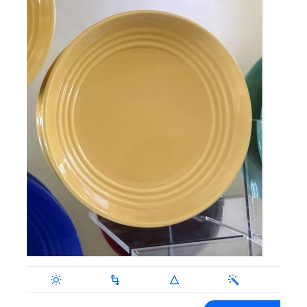 Vintage Bauer Pottery Ringware 9.5 inch Dinner Plates Choose Color Quantity